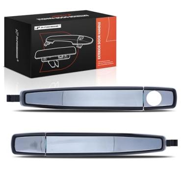 Imagem de A-Premium Maçanetas externas externas compatíveis com Chevrolet Malibu, Cruze, Camaro, Sonic, Trax, Volt & Buick Encore, LaCrosse, Verano, Regal e Cadillac SRX, alavanca cromada, conjunto de 2 peças,