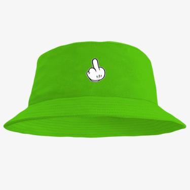 Imagem de Chapéu Bucket Hat Estampado Dedo - MP Moda Masculina, Único, Verde