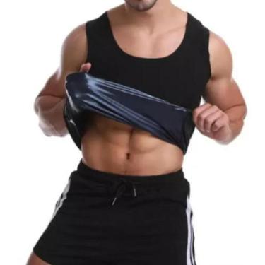Imagem de Camiseta emagrecedora queima gordura abdominal - shaper, GG