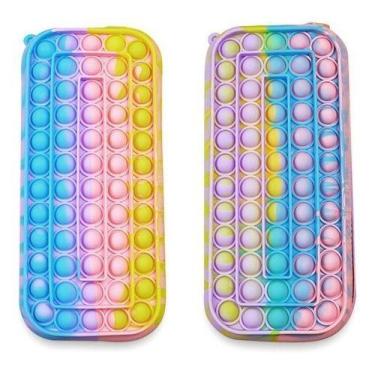 Imagem de Estojo Pop It Necessaire Fidget Toy - FanToy, Colorido