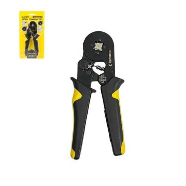 Imagem de Alicate Crimpar Prensa Catraca Ajustável Terminal Tubular 0,25 A 10mm²