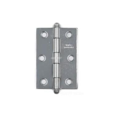 Imagem de Dobradiça Aço 2 1/2 Polegadas Sem Anel Reta Cromada