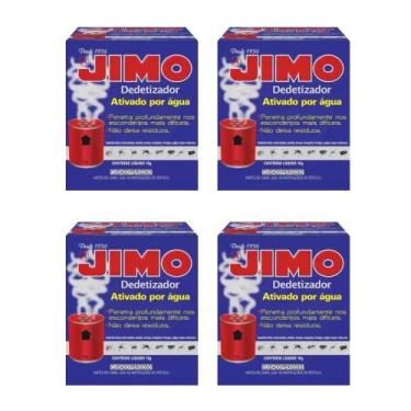 Imagem de Kit 4 Jimo Dedetizador Gás Para Casa Ativado Por Água 10g Fumigante Co