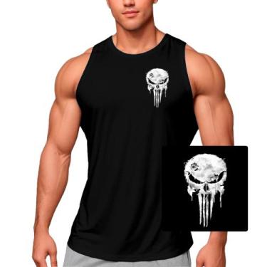 Imagem de Camiseta Dry Fit Original Masculina Caveira Bope Muscle Fit, XG, Regat
