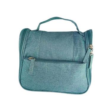 Imagem de Necessaire masculina feminina viagem mala cabide divisória nas Cor Cin