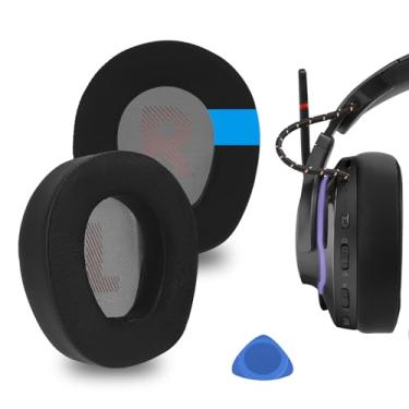 Imagem de GEEKRIA Almofadas De Substituição Sport Com Gel Refrescante Para Fones Ouvido Sem Fio Jbl Quantum 800, Ouvido, Peças Reposição Capas Copos (Pretas)