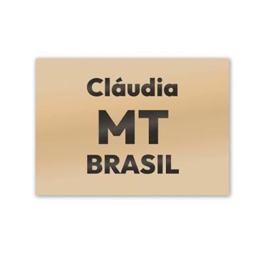 Imagem de Imã de Geladeira Cláudia Mato Grosso MDF 8x5 para Lembrar