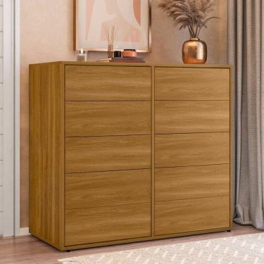 Imagem de Aparador para Sala de Estar 10 Gavetas Melinda Freijó