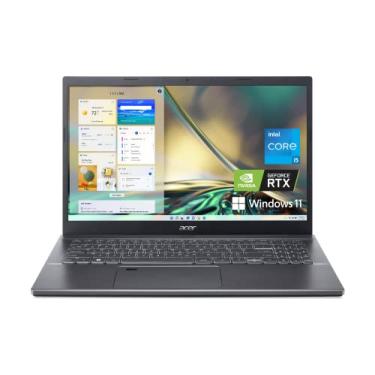 Imagem de Acer Laptop Aspire 5 A515-57G-58R7 Slim | IPS Full HD de 15,6 polegadas | Intel Core i5-1240P | NVIDIA GeForce RTX 2050 | DDR4 de 8 GB | SSD de 512 GB | Wi-Fi 6 | Thunderbolt 4 | Leitor de impressão