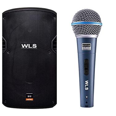 Imagem de Caixa Acústica WLS S12 Ativa com Bluetooth + Microfone M58A