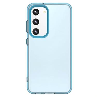 Imagem de GANGANPRO Capa projetada compatível com Motorola Edge 60 Fusion 5G, [proteção de grau militar] Capa protetora antiarranhões à prova de choque para homens mulheres meninas 17 cm, azul