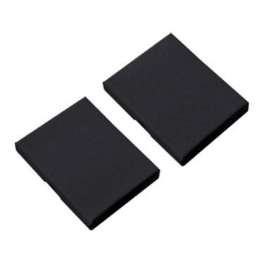 Imagem de ccHuDE 2 caixas de joias pequenas de papelão, colar, caixas de embalagem de presente, caixas de presente vazias, estojos de armazenamento de brincos, caixas quadradas portáteis de armazenamento de