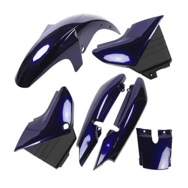 Imagem de Kit Carenagem Pintadas Paralama Rabeta Tampas Ybr 125 2005 até 2008 - 