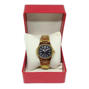 Imagem de Relógio Masculino Tuguir Analógico 9218 Dourado E Preto