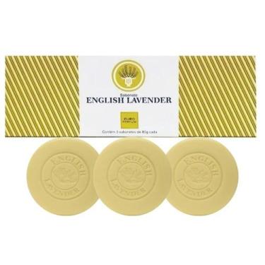 Imagem de Kit Sabonetes em Barra English Lavender (3 un de 80g cada) - Euro Parf