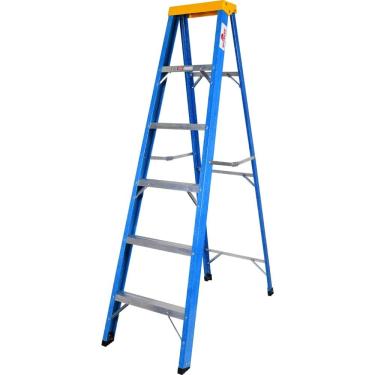 Imagem de Escada Em Fibra Com 6 Degraus Capacidade 120Kg Worker