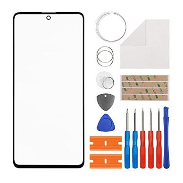Imagem de Duotipa Substituição de tela de vidro frontal de 6,7 polegadas para Galaxy Note10 Lite, conjunto de reparo de lente de vidro externa frontal com ferramentas