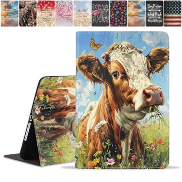 Imagem de FQTBCEARI Capa para iPad Mini 5 2019/Mini 4 3 2 1, capa fina de couro PU, suporte ajustável com capa de ativar/hibernar automática para iPad Mini 5ª/4ª/3ª/2ª/1ª geração, 7,9 polegadas, arte em