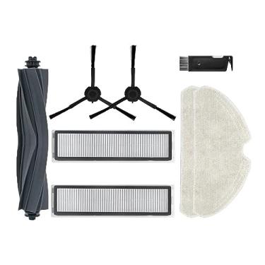 Imagem de Roller/Side Brush Accessories Compatible With Dreame D10s / D10s Pro Robot Vacuum Cleaner Wahable Hepa Filter Mop Cloth Rags Replacement(Set15)