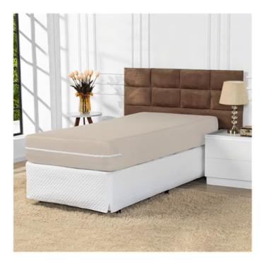 Imagem de Capa de Colchão com Ziper Solteiro (Palha)