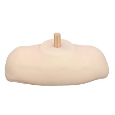 Imagem de Suporte de ombro para manequim Exibição de treinamento profissional Suporte de cabeça Plataforma de ombro grande para cosmetologia Cabeleireiro Estudantes Salões de beleza PVC