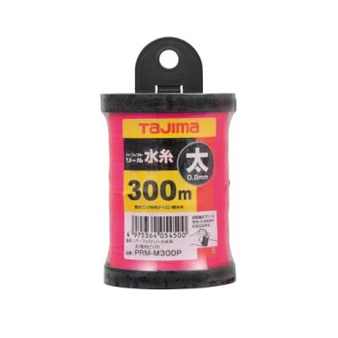 Imagem de Tajima Bold Mason's Line, rosa fluorescente, 300 m/984 pés - Cabo de layout de alta visibilidade para alvenaria, carpintaria e construção - PRM‑M300P‑T