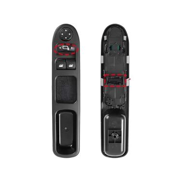 Imagem de Botão do interruptor de controle do vidro elétrico 9654859777 para Peugeot 207 207SW 207CC 2004-2015, 13 pinos, interruptor de controle do vidro elétrico (sem função de rebatimento).
