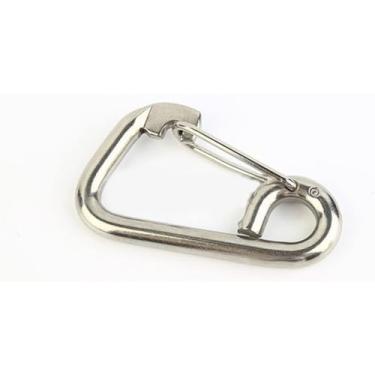 Imagem de Ganchos de mola de aço inoxidável 304, fivela de mola, clipes de mosquetão de 10 mm x 100 mm, conector de corda para rede, balanço, viagens ao ar livre