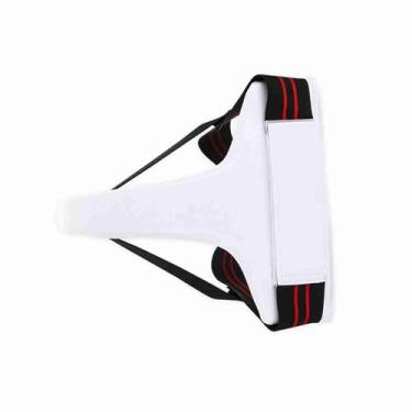 Imagem de Generic Protetor Ergonômico de Virilha de Taekwondo Feminino para Boxe Karatê Sanda Protetor de Virilha, Feito de PU, Branco, Opções de Tamanho S-XL, para Altura 110cm-190cm (#03)