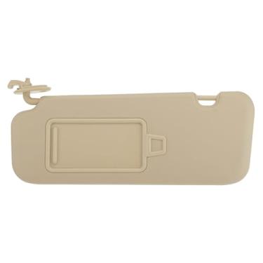 Imagem de Motoforti Conjunto de viseira de sol de carro para Hyundai Elantra AD 2016-2019 Tecido de vidro plástico No.85210F0100TTX luz solar bloco bege