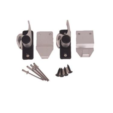 Imagem de Fecho japones meia lua 751 d/e fosco janela porta balcao - Mob Comp.