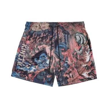 Imagem de Bermuda Masculina De Basquete Respirável E De Secagem Rápida, Estampad