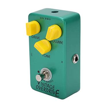 Imagem de RiToEasysports Pedal de Efeitos de Guitarra, Pedal Clássico Leve True Bypass Vintage Overdrive para Acessórios de Guitarra Elétrica
