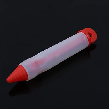 Imagem de GLOGLOW Caneta de Ferramenta de Tubulação Com 4 Bicos, Ferramenta de Decoração de Bolo de Qualidade Alimentar, Design Fácil de Limpar, Perfeita para Personalizar Sobremesas Decoração de Silicone Nan