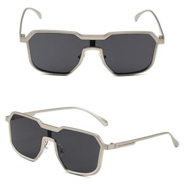 Imagem de VFDHN Óculos de Sol Heavy Metal Masculinos Estilo Steampunk Vintage Retrô (3)