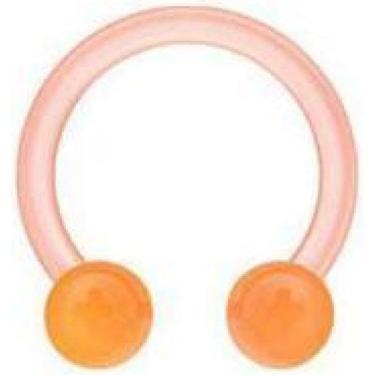 Imagem de Piercing Ferradura Septo Colorida Silicone 8Mm Flex