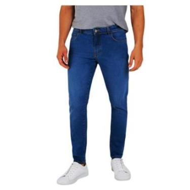 Imagem de Calça Jeans Masculina Lado Avesso Marcello Azul Médio LH258-Masculino