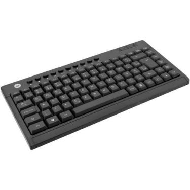 Imagem de Teclado USB Multimidia Mini Preto - BRIGHT