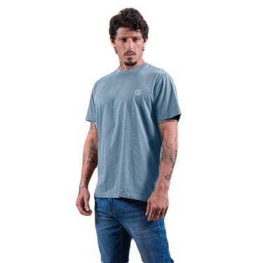 Imagem de Camiseta country T-shirt Masculina Lisa Classic TXC - Ref 36537, Azul 