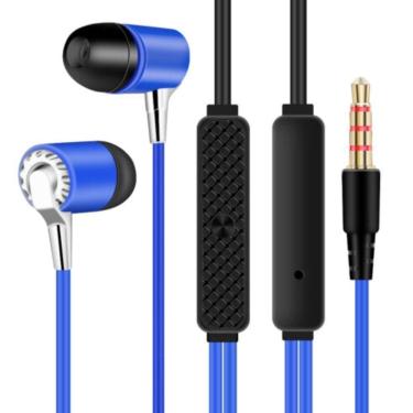Imagem de Fone De Ouvido P3 Intra Auricular Fn618 Azul