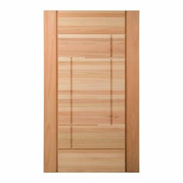 Imagem de Folha de Porta Maciça em Eucalipto Acabamento Natural 210x120cm PM92 M