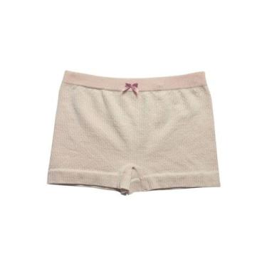 Imagem de Calcinha Boxer DelRio 8205 Infantil sem Costura Canelada Algodão T. P/