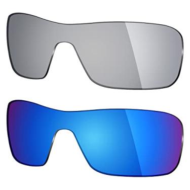 Imagem de 2 pares de lentes polarizadas de substituição da Mryok para óculos de sol Oakley Turbine Rotor – Opções
