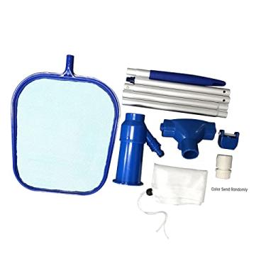 Imagem de Tingpai Conjunto de Limpeza de Piscina Fer mentas de Limpeza de Piscina Manutenção Acima do Solo Escumadei Escova de Vácuo