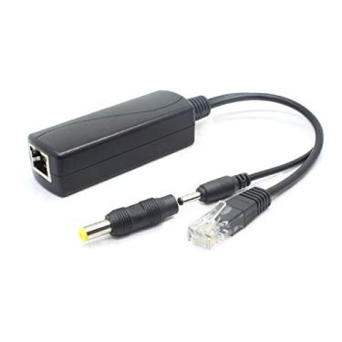Imagem de ANVISION Divisor PoE de 5 V, adaptador de 48 V para 5 V 2,4 A, plugue de 3,5 mm x 1,35 mm, conector de 5,5 mm x 2,1 mm, compatível com IEEE 802.3af, para câmera IP e mais