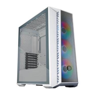Imagem de Gabinete Cooler Master Masterbox 520 Mesh - Lateral em Vidro - 3 Coolers ARGB Inclusos - Branco