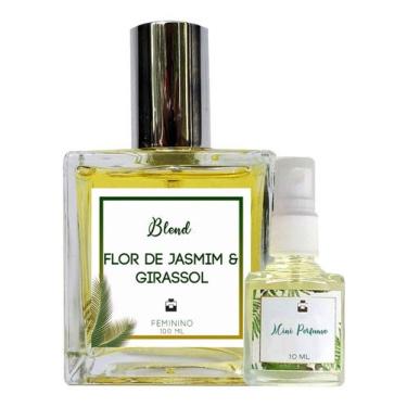 Imagem de Perfume Flor de Jasmim & Girassol 100ml Feminino - Blend de Óleo Essencial Natural + Perfume de presente