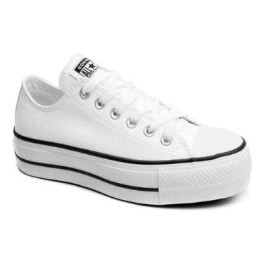 Tênis All Star Feminino Converse Bordado Flor - PRETO/BRANCO