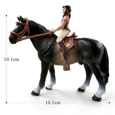 Imagem de Hot Equestrian Knight Rider Horse Animal Model Figura de Ação