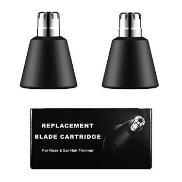 Imagem de Lâminas de substituição para aparador de pelos de nariz para Manscaped The Weed Whacker 1.0 2.0, lâminas de substituição higiênicas torcidas compatíveis com lâmina substituível Manscaped The Weed